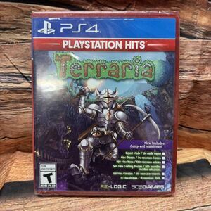 Terraria PS4 Sony PlayStation 4 Hits Game New Sealed T-Teen 505 Games Re-Logic